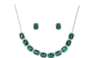 Emerald Green Jewelry Set