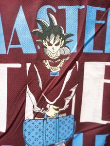 Maroon Knit, Rubber Printed, Shirt (Oversized Fit)