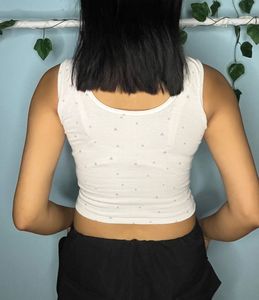 Cute White Tank Top