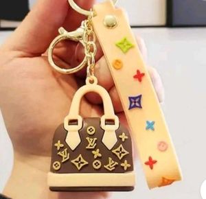 MINI HANDBAG KEYCHAIN LV PATTERN
