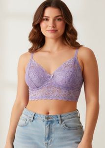 Lavender Lace Bralette