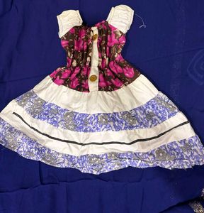 Cute Floral Girls Dress