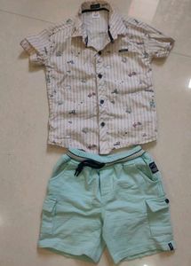 Boys Shirt &amp; Shorts Set