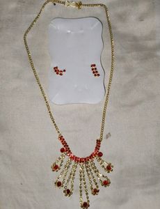 A Beautiful Neck Set with Free Gifts 🎁