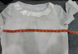 Elegant Off White Blouse