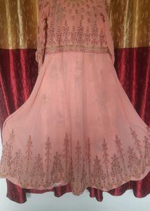 Elegant Embroidered Ethnic Gown