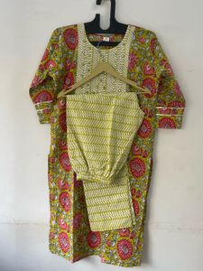 Floral Print Kurta