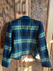 Stylish Plaid Blazer