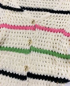 Crochet long top