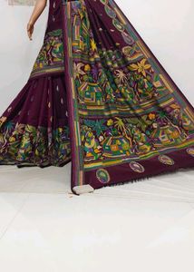 New kantha stitched saree with blouse piece
