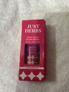 Just Herbs Halo Glow Blush Drops - Strawberry Dip