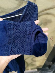 Square Neck  With Lace Top