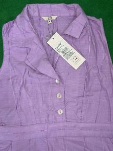 Lavender Shirt Dress
