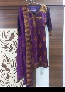 Purple Heavy Salvar Suit Sale