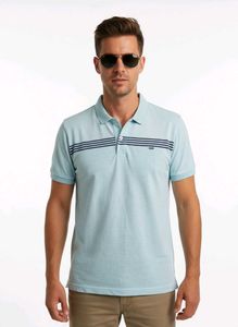 Men&#39;s Striped Polo Shirt