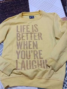 Yellow Sports Sweatshirt Unisex 💛