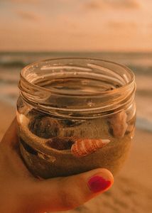 Goa Seashell Sand Art in Jar