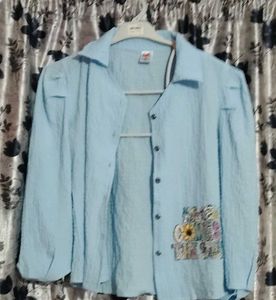 Vintage Light Blue Button Down