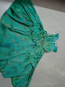Girls Green Dress