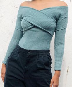 Shein Knitted Bodysuit Top