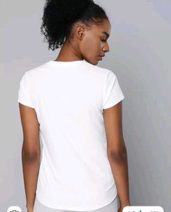 HRX by Hrithik Roshan Training Womer White Tshirt
