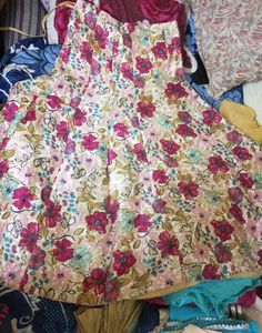 Multi Colour Indo Western Skirt