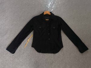 Black Suede Shirt 🔥