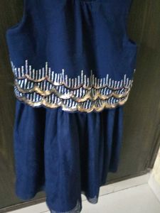 Blue Girls&#39; Dress