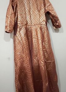 Orange festive gown