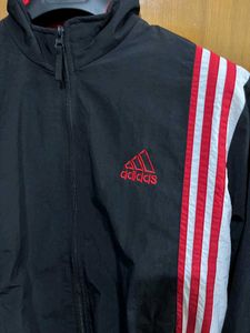 ADIDAS BLACK WINDCHEATER JACKET