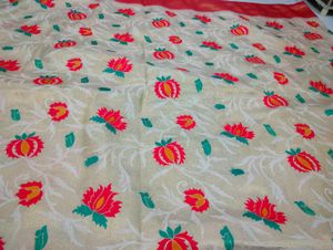 Floral Pattern Saree💕