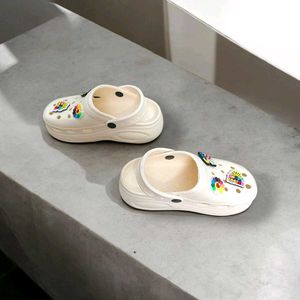 Platform Clogs with Cute Charms