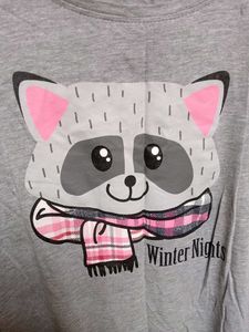 Cute Cotton Night Tee