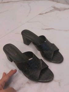 Black Heel 2.5 Inch Height