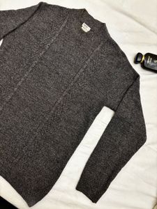 Classic Grey Knit Sweater