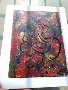 Ganesh Painting on Canvas
