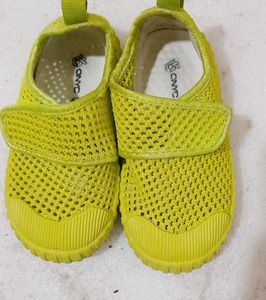 Cute Yellow Baby Shoes