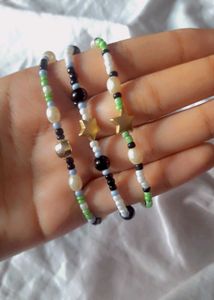 Pinteresty Aesthetic Handmade Beaded Star Bracelet