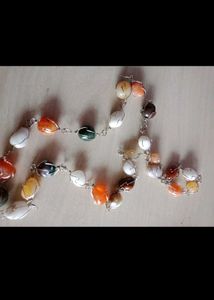 Chain With Colourful Stones