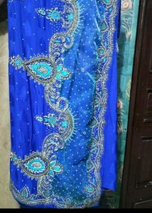 Elegant Blue Saree