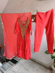 heavy embroidery party wear suit set