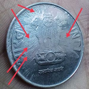 Extra Metal Error 2 Rupees Coin 🪙