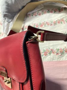 MICHAEL KORS Sloan Editor Large Red Burgundy❤️