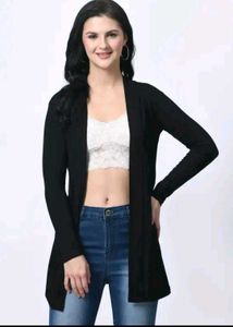 💥 Price Drop💥Black Long Shrug