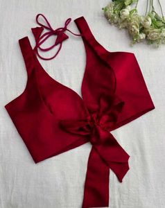 Padded Silk Knot Style Sabyasachi Pattern Blouse