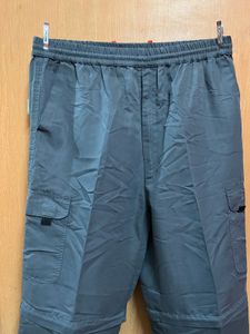 Relaxed Fit Grey Joggers For Men