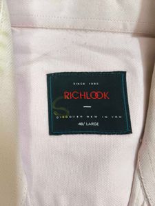Richlook Brand Men&#39;s 40 Size Shirt In Light Blue