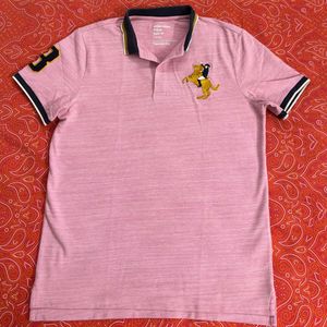Giordano Pink Polo T-Shirt - Size M
