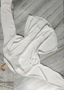 White Button-Down Top