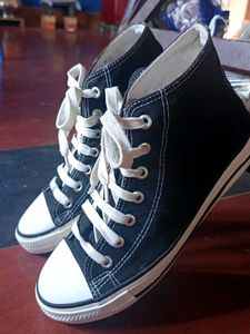 Black High Top Sneakers
